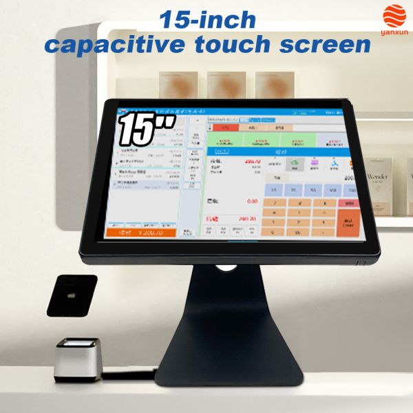 15.6” 10-Point Touch POS Machine  Windows 11 Pro/Android 11, Core i5/2GB RAM, 128GB/32GB Storage, Multi-Port Connectivity for Retail & Hospitality