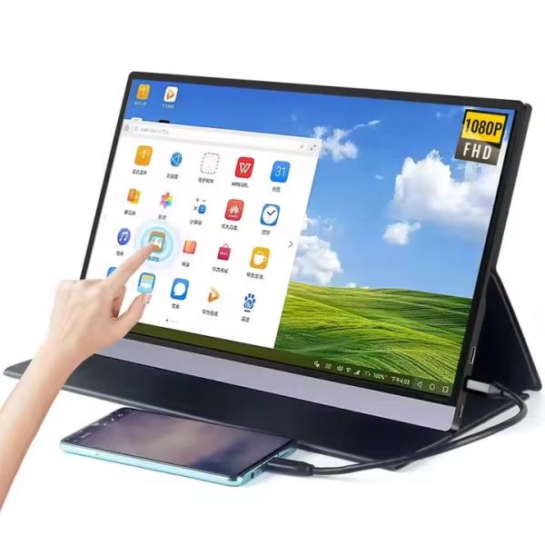 15.0 Inch Three USB-C Portable Monitor Compatible with Laptop/Phone/Switch