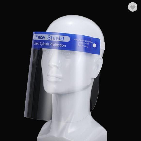 Custom Personal Protective Mask Disposable Plastic Splash Protection Full Face Shield
