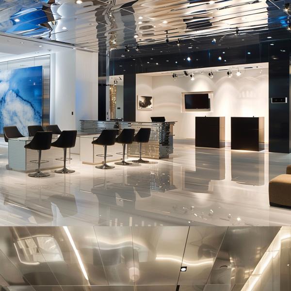 304 / 316 / 201 / 430 Stainless Steel Ceiling Grids With Easy Installation Options