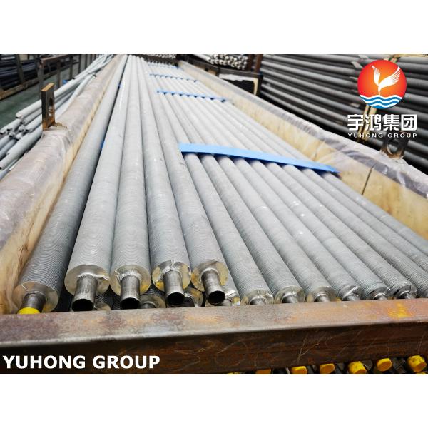 Tube à ailettes en acier au carbone ASTM A179, type extrudé, avec Al1060 pour refroidisseur à air