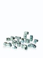 Garnitures hydrauliques femelles de cuir embouti de tuyau de Jic de pivot d'acier inoxydable