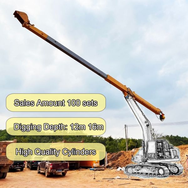 Excavator Telescopic Arm for Excavator Teledipper 10M 12M 16M