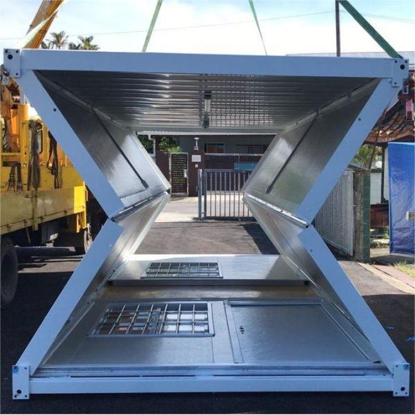 Foldable Prefab Office Prefabricated Expandable Container House Color Steel