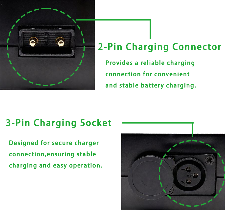 24V 12Ah Lithium Battery Pack | 240Wh Battery for Electric Wheelchairs, Medical Devices