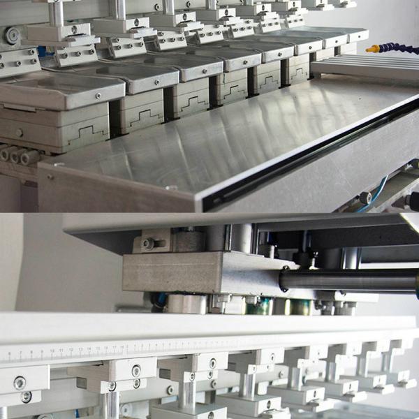 8 Color 1000pcs/hr Pad Printer Machine 8 Heads with Shuttle table