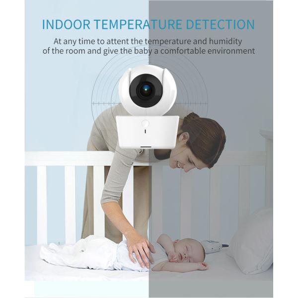Smart Phone 720p Babyphone Monitor 5V Home Pet Camera Ring Music WiFi Video With Crib Mount