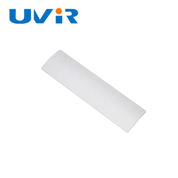 Placa de vidrio de cuarzo UV transparente de 2 mm para curado UV