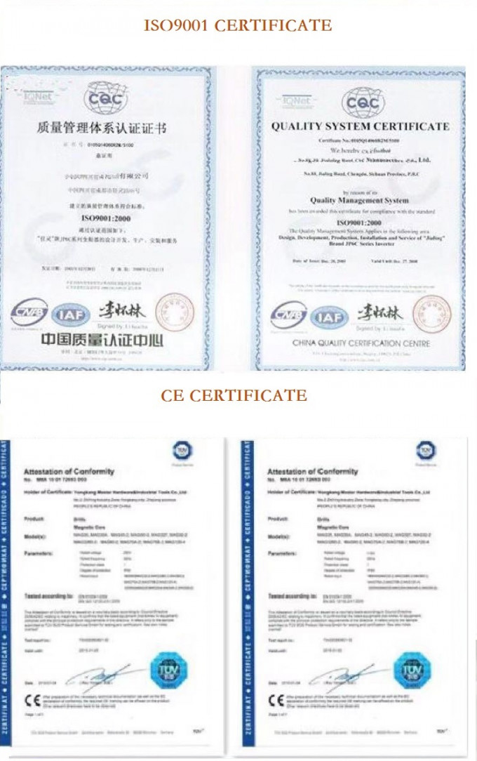 ANHUI ZENVO TECHNOLOGY CO., LTD Сертификации