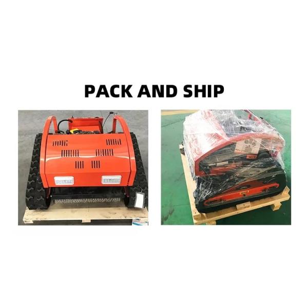 Intelligent Design Farm Lawn Mower Remote Control Crawler Lawn Mower