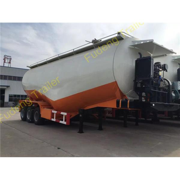 60 Tons bulk cement tank semi trailer, FUWA Axle cement bulker trailer