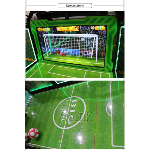 Indoor Soccer Arcade Machine / Football Throwing Arcade Game Machine Bring Fun