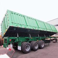 Semi-remorque à 3 essieux à bascule pour le transport des mines de charbon conçue pour un transport efficace