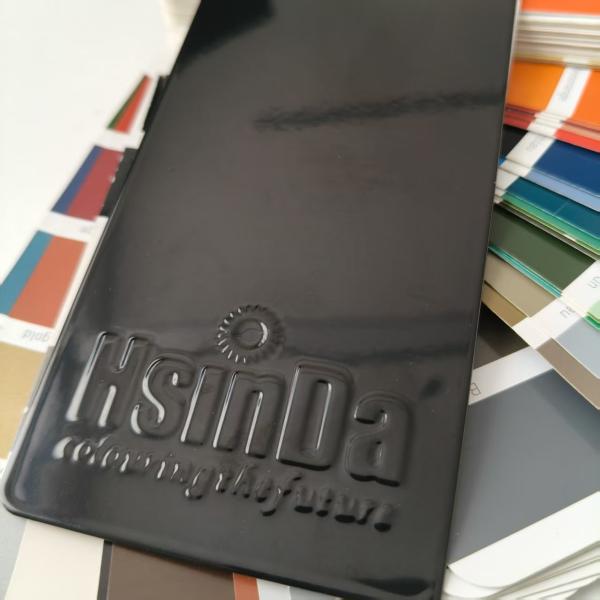 Chemical Resistant Ral 9005 90-100% Glossy Black Powder Paint Electrostatic Coating for Springs Painting