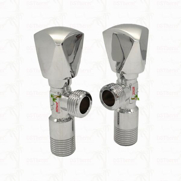 Chrome Plated Angle Valve Quality-Assured Traditional Design Kitchen Bathroom Angle Valve