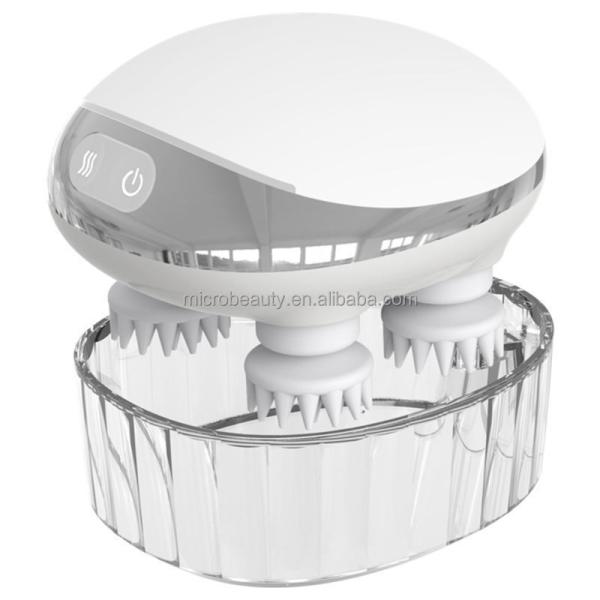 White ABS Plastic Electric Relaxation Massager Vibrating Hair Scalp Massage Machine OEM