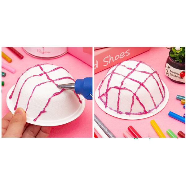 Hot Melt Glue Sticks 7mm 11mm for kids Children hobbies DIY material tools White Yellow Transparent Assorted Colors