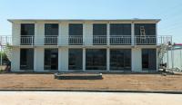 Casas pré-fabricadas móveis de 2 quartos, Casas pré-fabricadas galvanizadas de aço