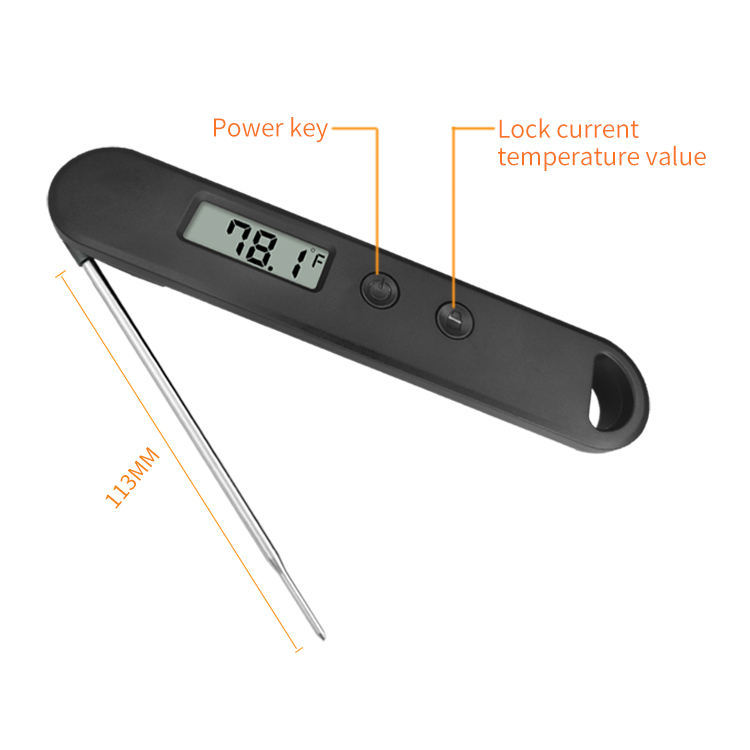DTH-126 -50 To 300℃ Instant Read Meat Thermometer For Cooking Digital LCD Screen Food Thermometer