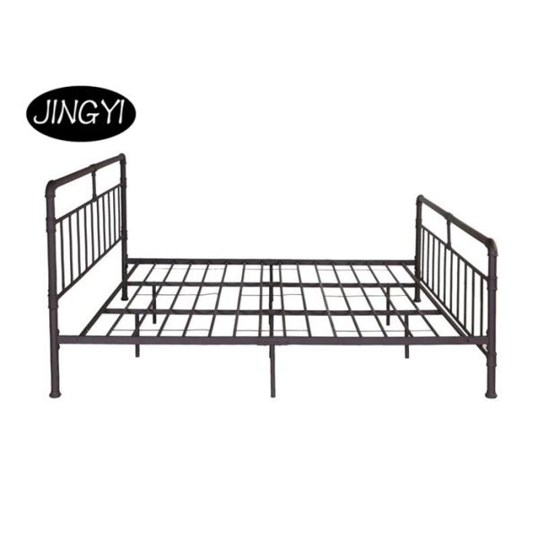 Contemporary Furniture 250 Pounds Metal Tube Bed Frame
