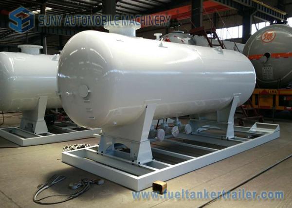 LPG tank trailer truck 4.2MT LPG skid tank Gas Station LPG Filling Plant LPG tank