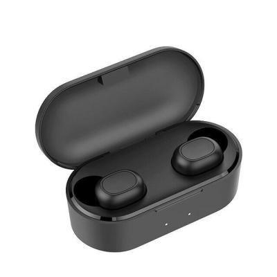 Dos fones de ouvido sem fio estereofônicos dos esportes dos fones de ouvido 3D de QS2 Tws Bluetooth V5.0 microfone duplo Earbuds impermeável