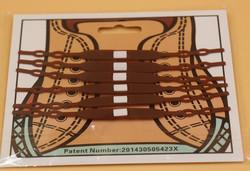RoHS Unisex Silicone Rubber Supplies Shoe Lace Elastic Practical