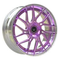 A liga de alumínio das rodas do PC de Violet Disc Forged 2 orlara 19 20 21 polegadas de tambor lustrado