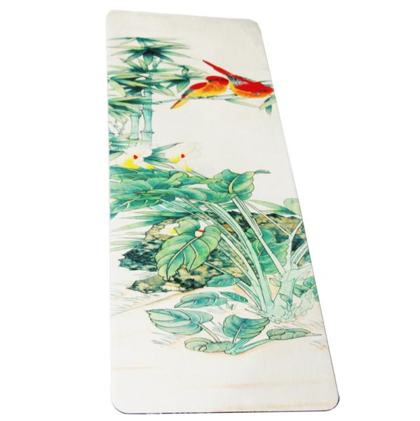 Luxury Sweat Grip Natural Rubber Yoga Mat Towel YM-018 For Yoga / Pilates Exercises