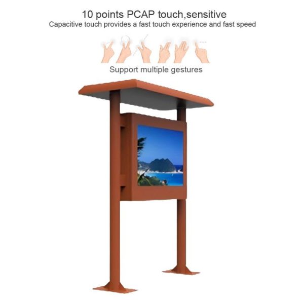 43 inch Canopy-Mounted High performance Video Advertising Outdoor Lcd Screen