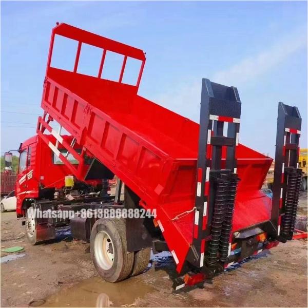 Platform Truck With Dump  Flatbed Dump Truck   Flatbed Truck With Self-unloading