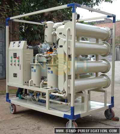 3P 380V Turbine Dehydration Insulation Oil Purifier