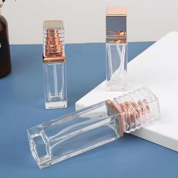 Cylinder 30 ml 50 ml 100 ml 120ml Empty Magnetic Perfume Spray Frosted Glass Bottle Supply with Customized Accepted Logo