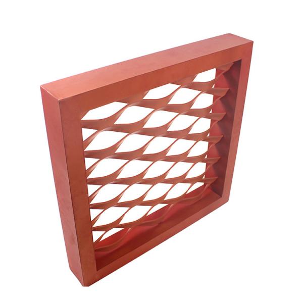 Aluminum Mesh Expanded Lattice Building Facade And Ceiling Decorative