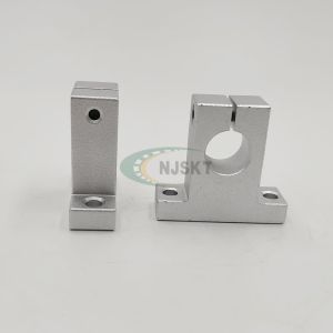 SK60 Aluminum Linear Shaft Supports 60mm Diameter With Standard Thickness