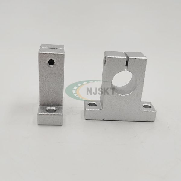 SK60 Aluminum Linear Shaft Supports 60mm Diameter With Standard Thickness