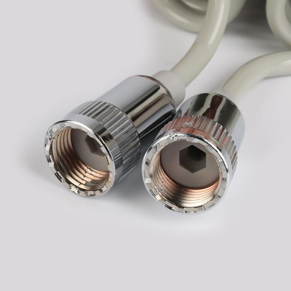 Plastic Nut Telephone Shower Hose PVC Material Anti Abrasion Moistureproof