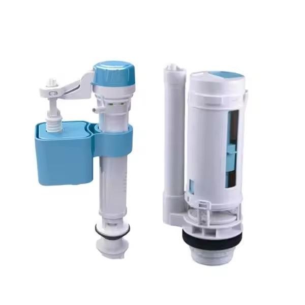 Toilet Cistern Dual Flush Valve With Top Button Modern Design Made Of POM Materials