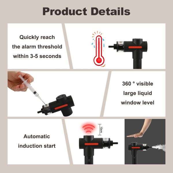 Intelligent Control Type Integrated Two-in-one Smoke And Temperature Tester