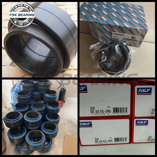 Large Size GAZ 208 SA Self-Lubricating Radial Joint Rods Spherical Bearings ID63.5mm OD100.01mm