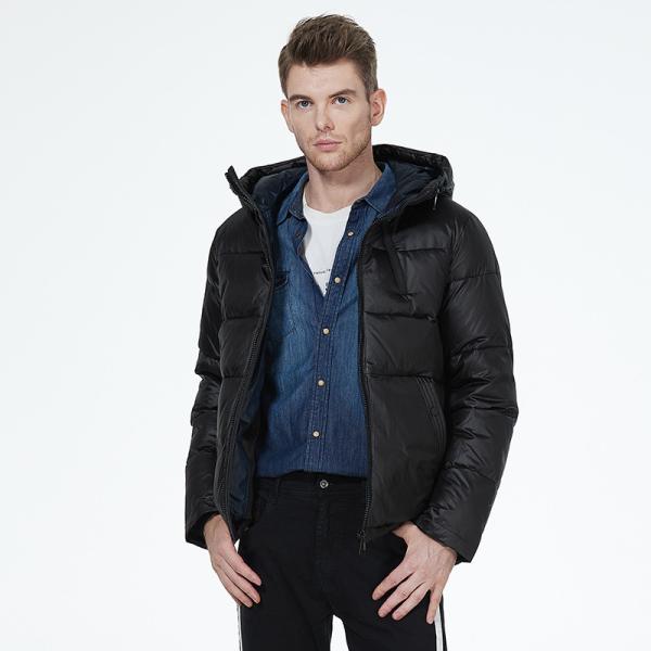 Dark Men'S Winter Jacket Casual Eco Feather Stylish Warm Winter Jackets Mens