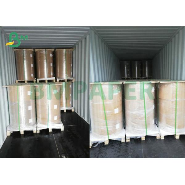 170gsm 180gsm White Laminated Cardboard For Cup Stock 735mm 785mm Rolls