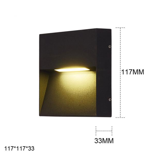 Outdoor Waterproof Foot Light Modern Landscape Courtyard Garden Wall led Light(WH-HR-26)