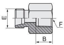 OEM ODM Поставка Среднеуглеродистая сталь Гидравлические трубные фитинги