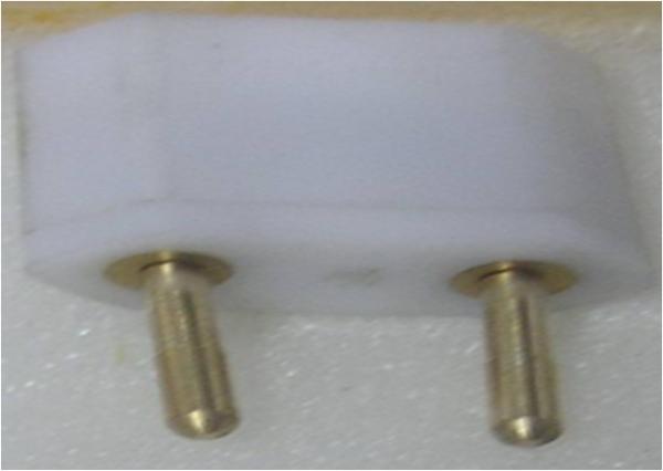 DIN-VDE0620-1-bild 16d Temperature rise test plug AC 16A/2.5A