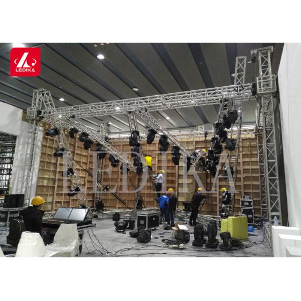 1 - 4 Meter Aluminum Spigot Truss / Light Stage Box Truss Outdoor Roof Systems