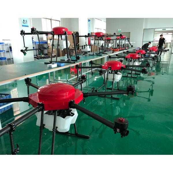 Autonomous Obstacle Avoidance  Agricultural  Spraying Drone,Carbon Fiber Frame 15Kg Payload with 6 Spray Nozzles