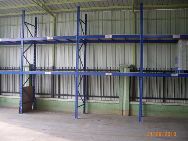 prateleiras resistentes da pintura à pistola 800kg de madeira antiferrugem para produtos palletised