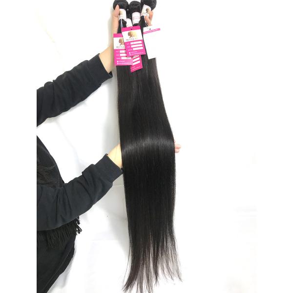 8 - 30 Weave peruano do cabelo humano/extensões reais não processadas do cabelo reto