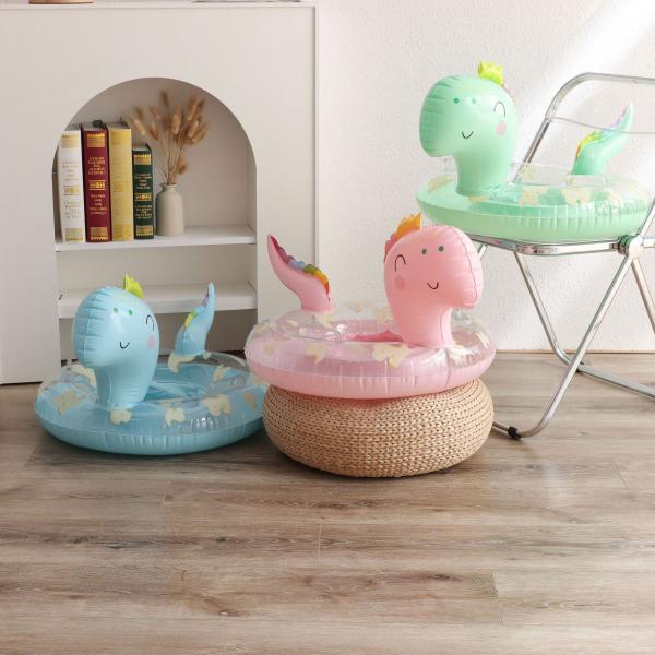 Swim Ring Inflatable Pool Floats Tube Rings Tubes Toys Bundle for Beach Swimming Party